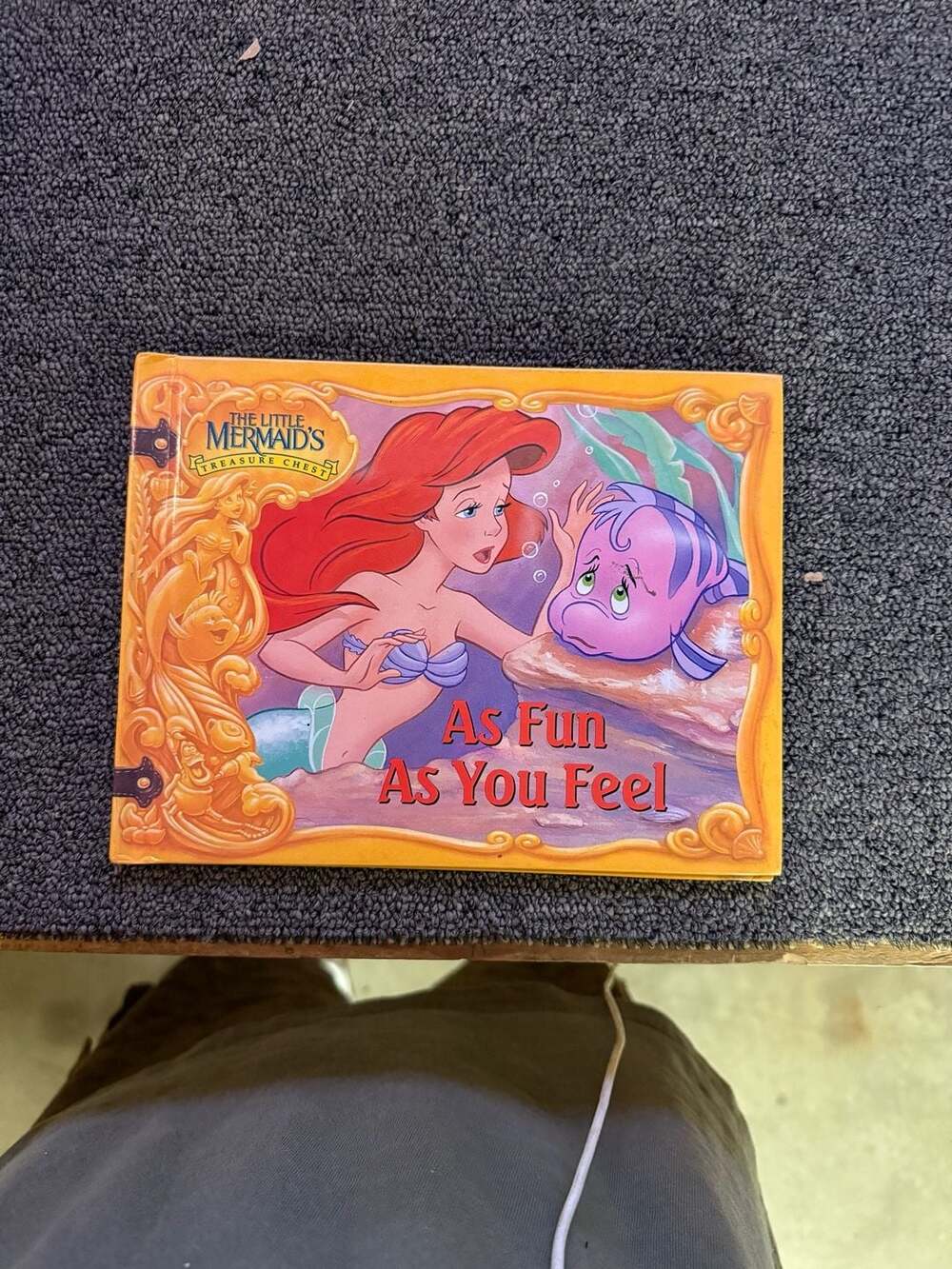 Disney The Little Mermaid's Treasure Chest: As Fun As You Feel Hardcover Book